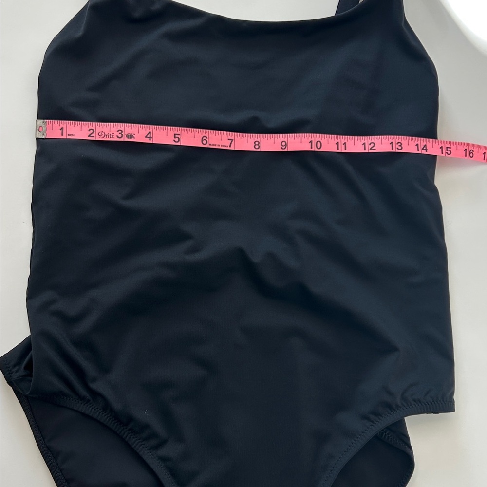 Athleta Black One Piece bathing suit Large - Picture 8 of 9